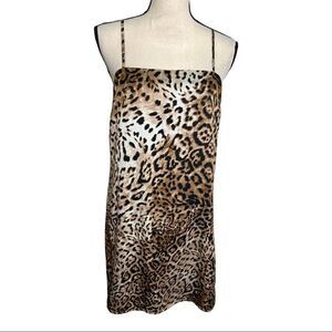 ⭐️ 3/$30 RENAMED Cheetah Sleeveless Shift Dress. Size Small. NWT